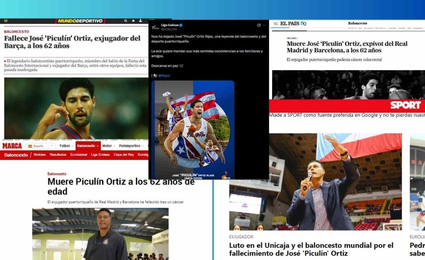 Muerte de “Piculín” Ortiz genera amplia repercusión internacional, con eco en España