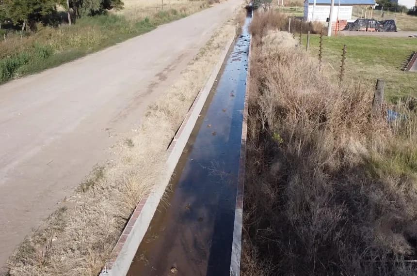 Alta Italia: culminaron la obra de un canal de desagüe para prevenir anegamientos